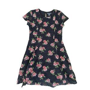 Primark Floral And Black Dress